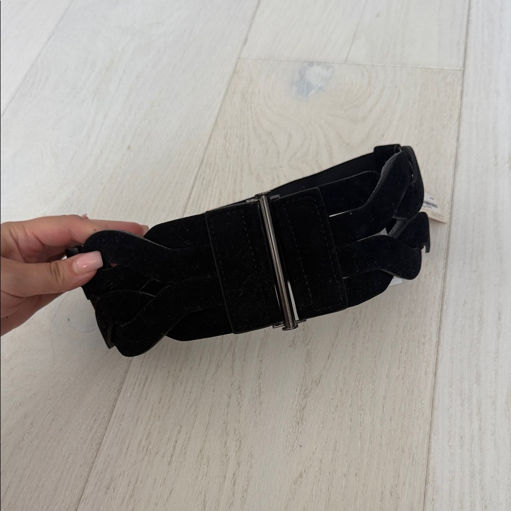 Forever 21 Black Woven Belt